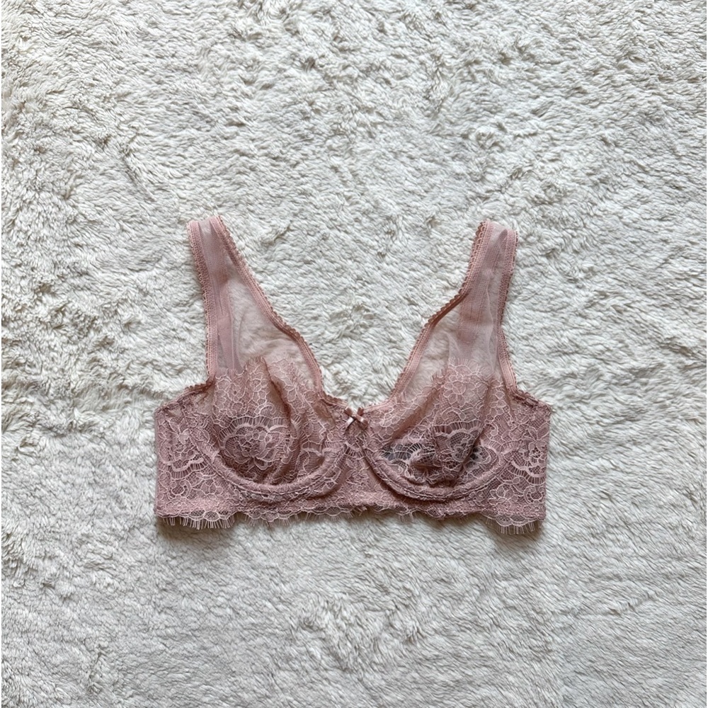 deadstock VS dream angels unlined plunge chantilly bra